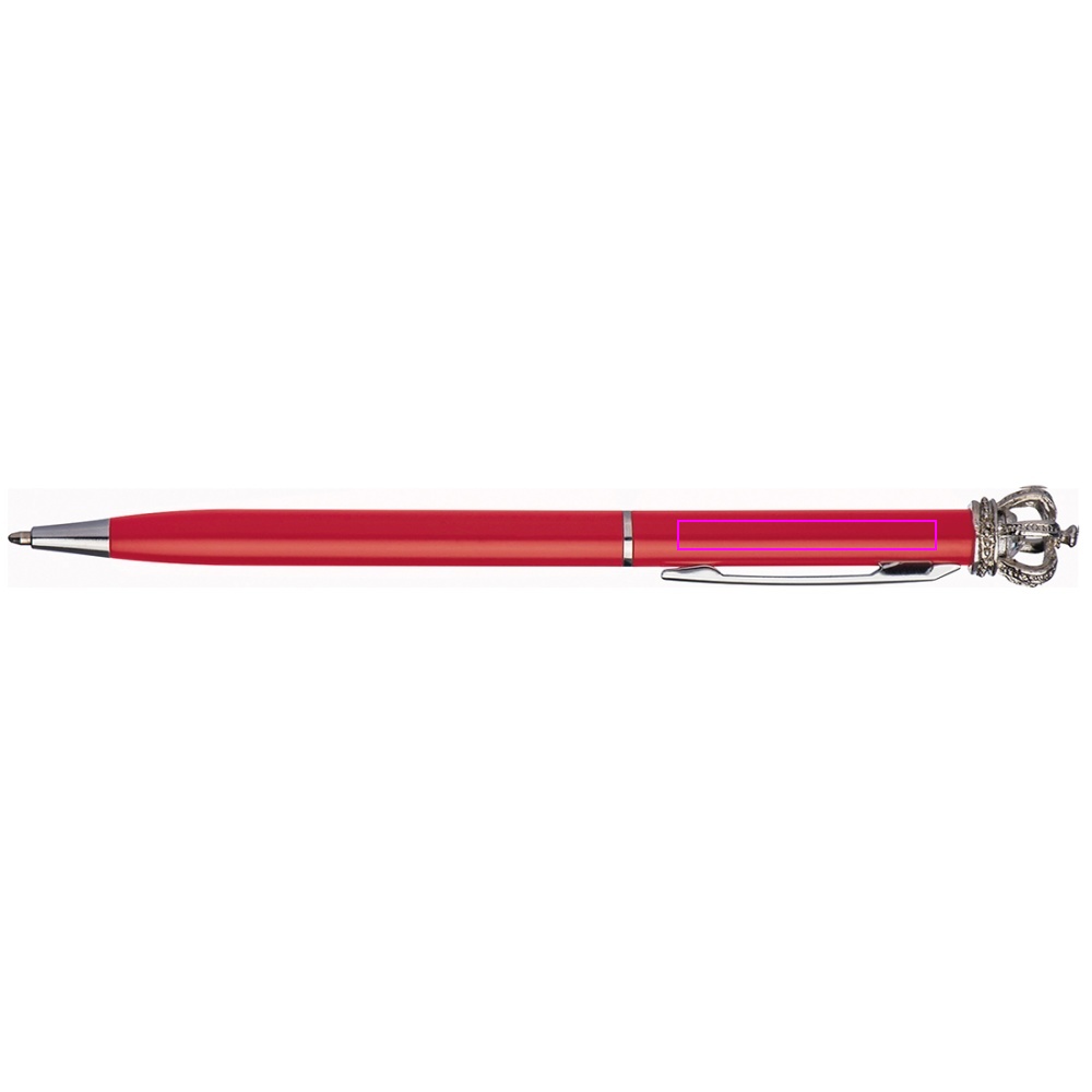 Metal pen with crown DYLAN