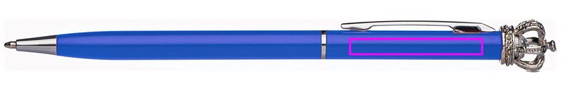 Metal pen with crown DYLAN