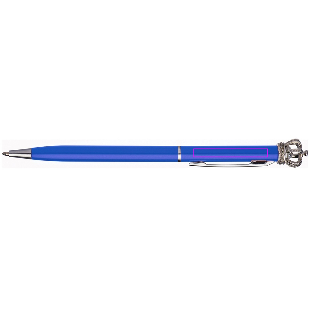Metal pen with crown DYLAN