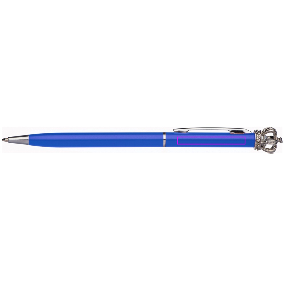 Metal pen with crown DYLAN