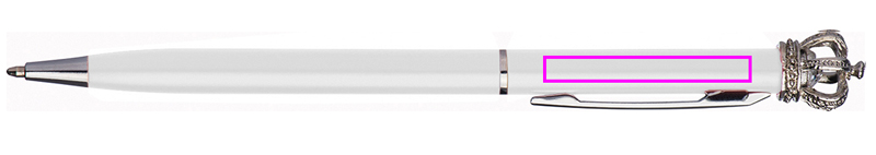 Metal pen with crown DYLAN