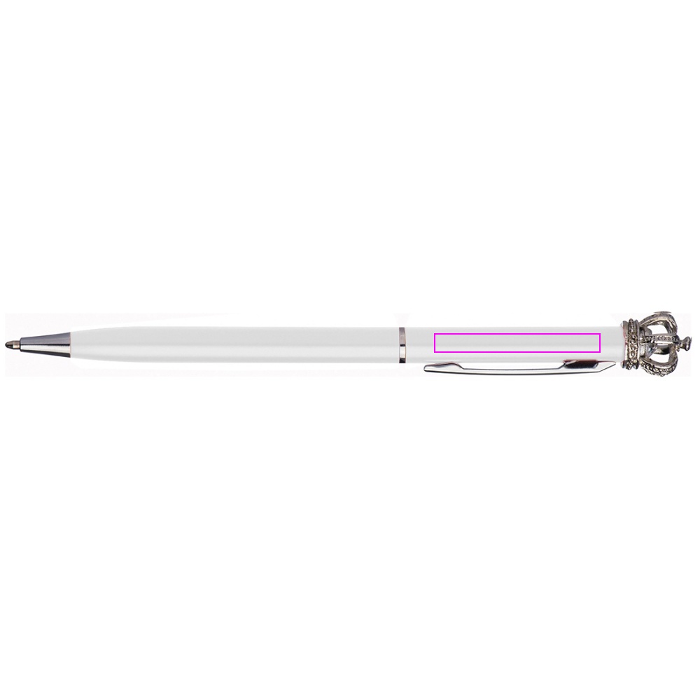 Metal pen with crown DYLAN