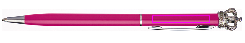Metal pen with crown DYLAN