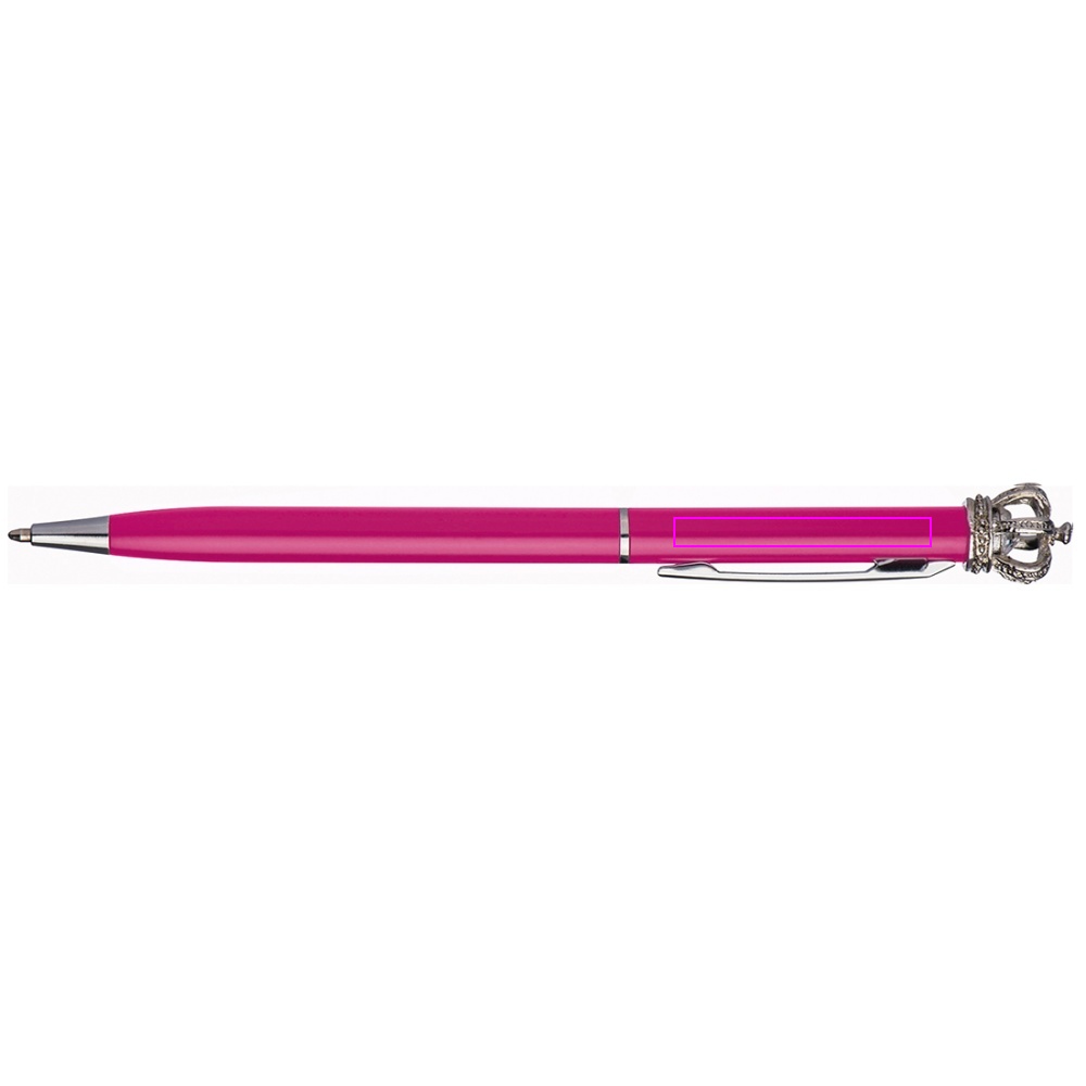 Metal pen with crown DYLAN