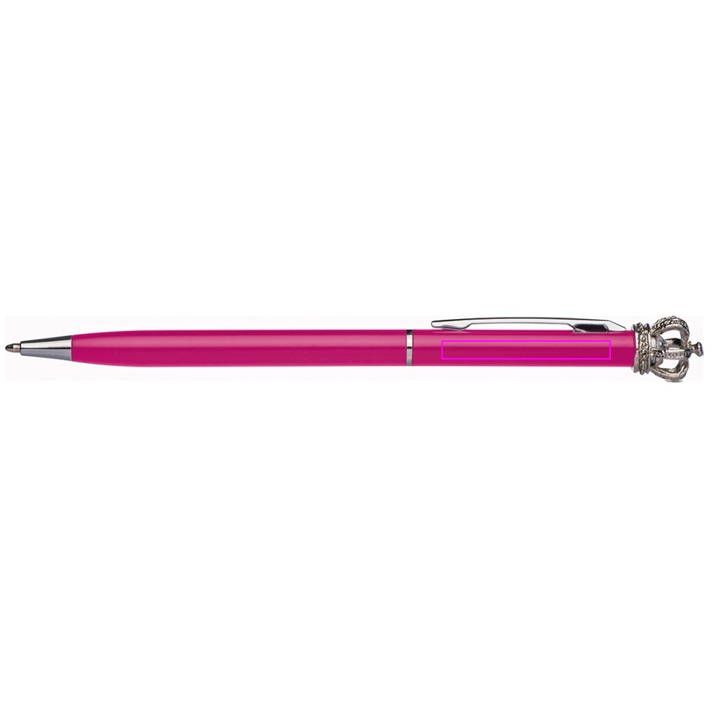 Metal pen with crown DYLAN