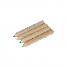 4 wooden colored pencils SERAFIN