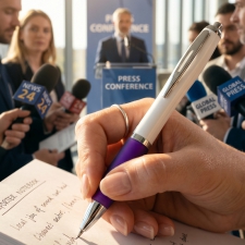 Plastic pen GUSTAVO