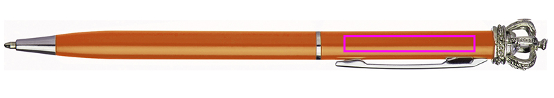 Metal pen with crown DYLAN