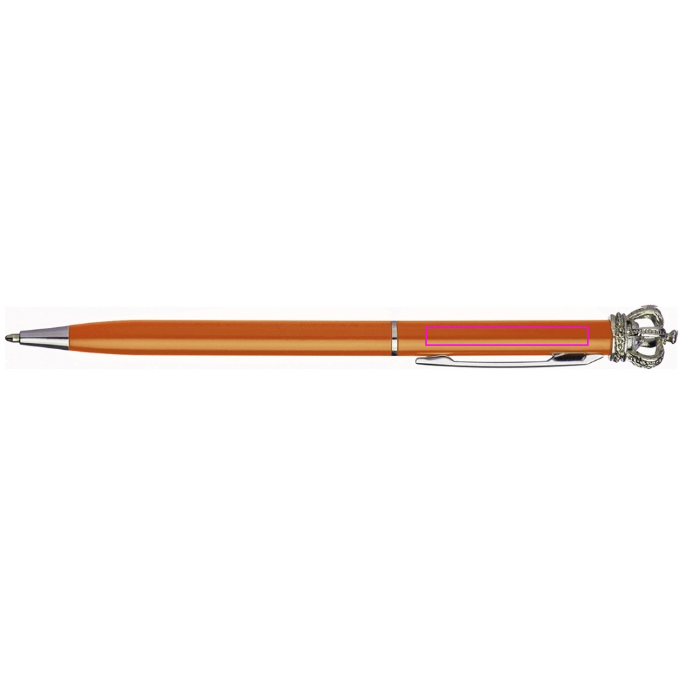 Metal pen with crown DYLAN