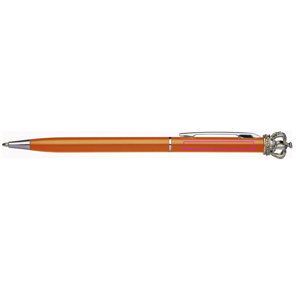 Metal pen with crown DYLAN
