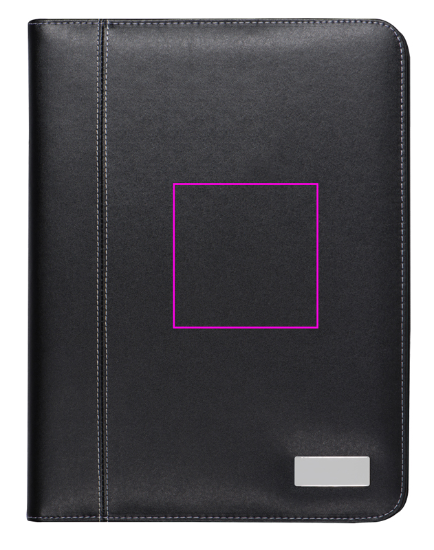 A4 folder with lined notebook and tablet pocket ISAIAH