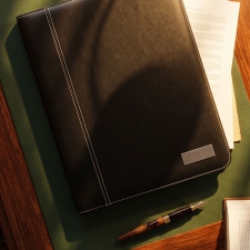 A4 folder with lined notebook and tablet pocket ISAIAH