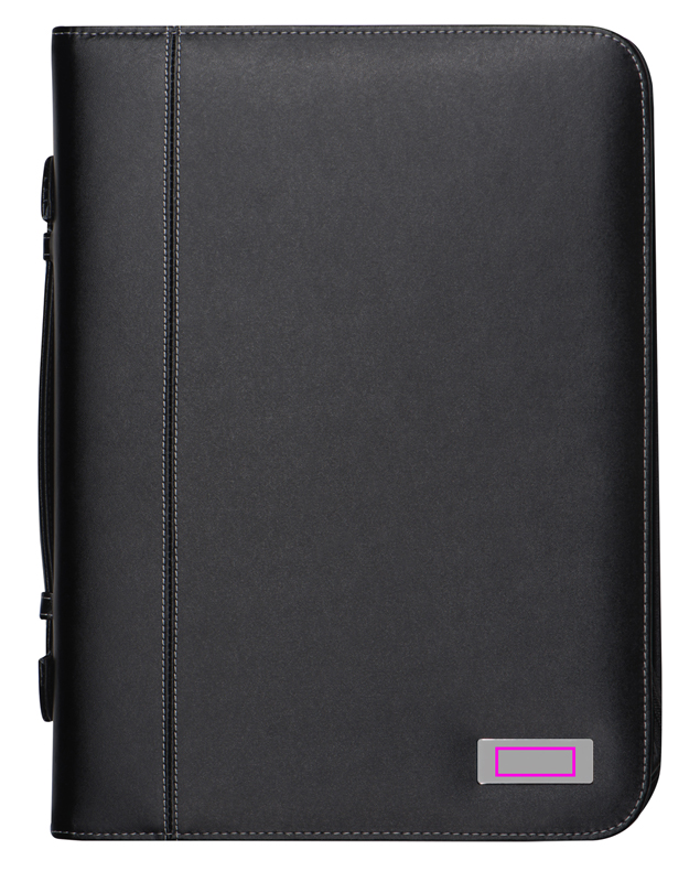 A4 folder with lined notebook and ring binder LUCIANA