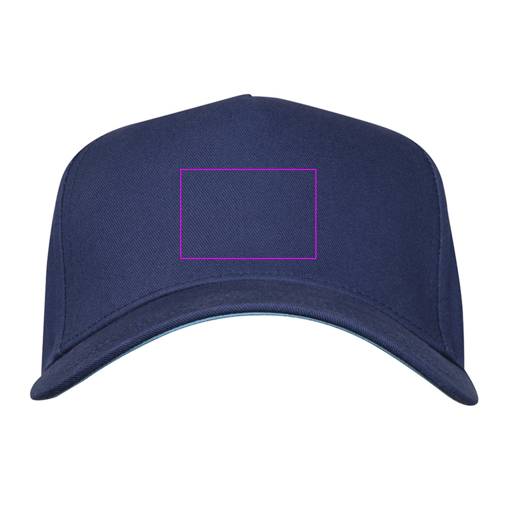 Cotton 5-panel baseball cap 290 g/m² AXEL