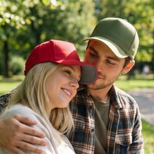 Cotton 5-panel baseball cap 290 g/m² AXEL