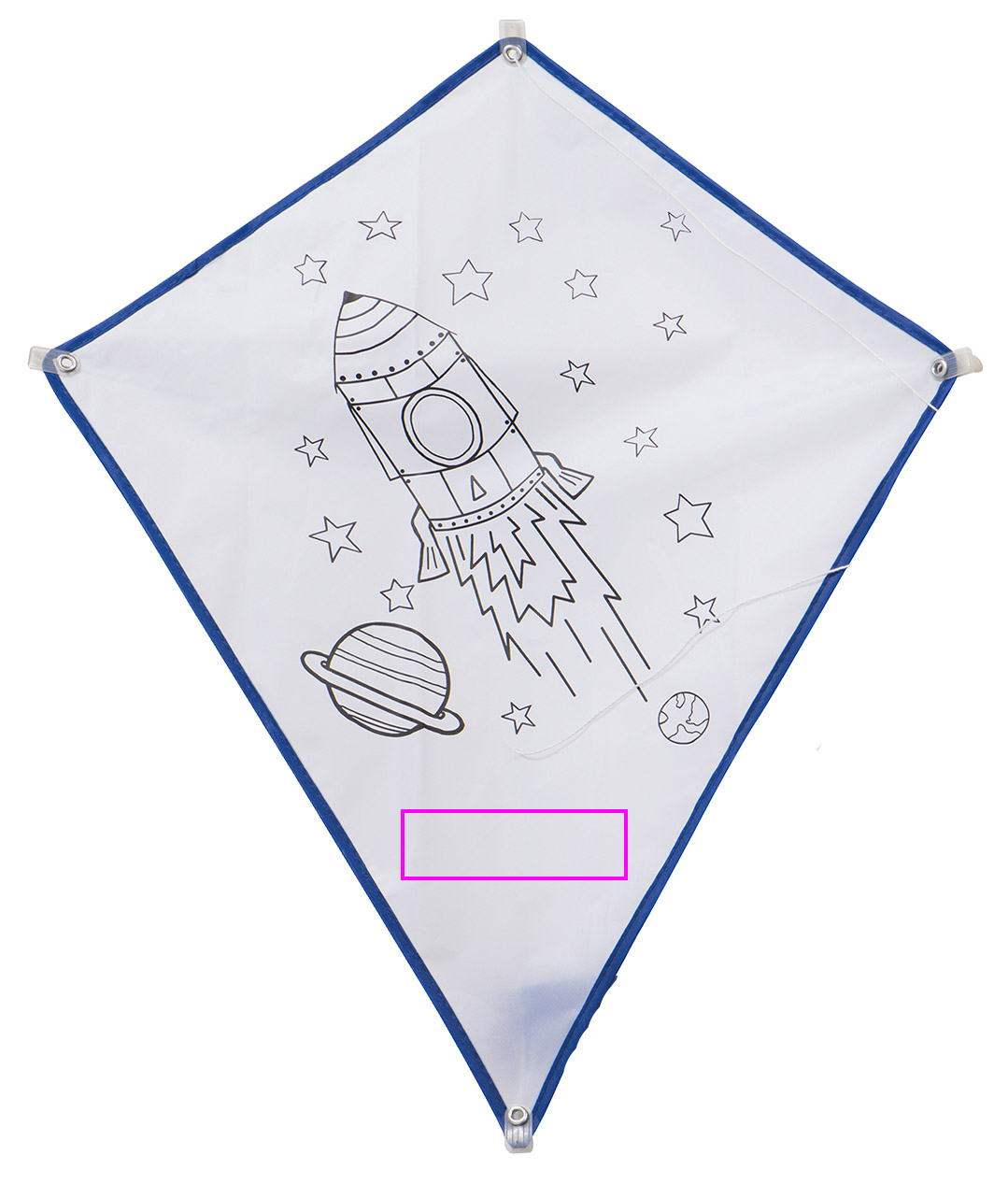 Coloring kite with 4 crayons ELLEN