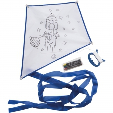 Coloring kite with 4 crayons ELLEN