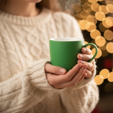 Ceramic mug soft touch 300 ml JUDYTA