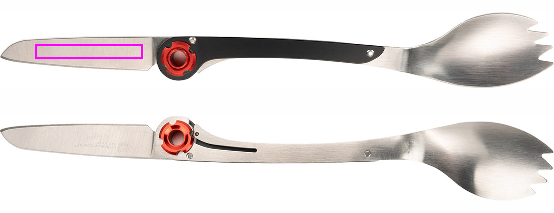 Multifunctional spoon LATEMAR Schwarzwolf