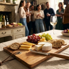 Cheese board with knife IGNAZIO