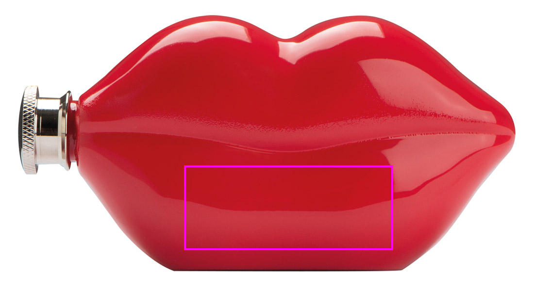 Hip flask 178 ml lips JOANNA