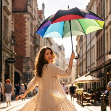 Automatic umbrella ø120 cm MATTEO