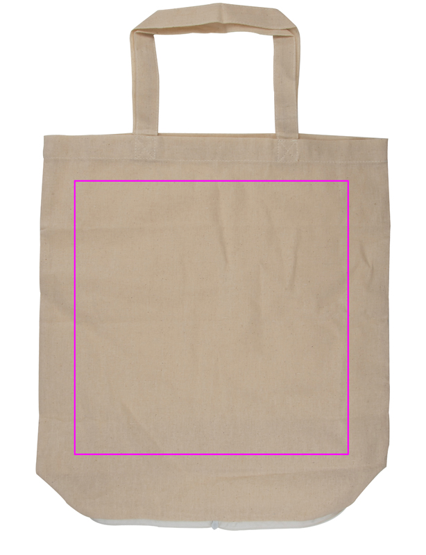 Foldable cotton bag 140 g/m² LUDMILLA