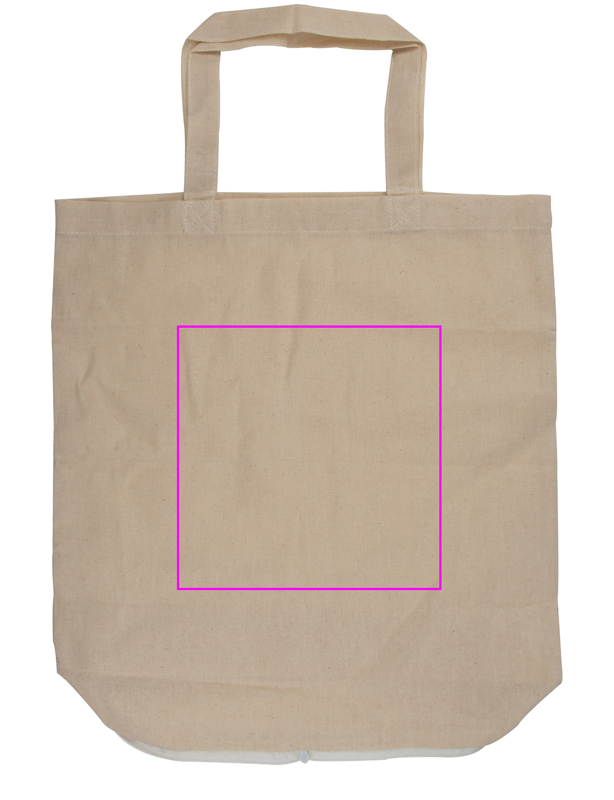 Foldable cotton bag 140 g/m² LUDMILLA
