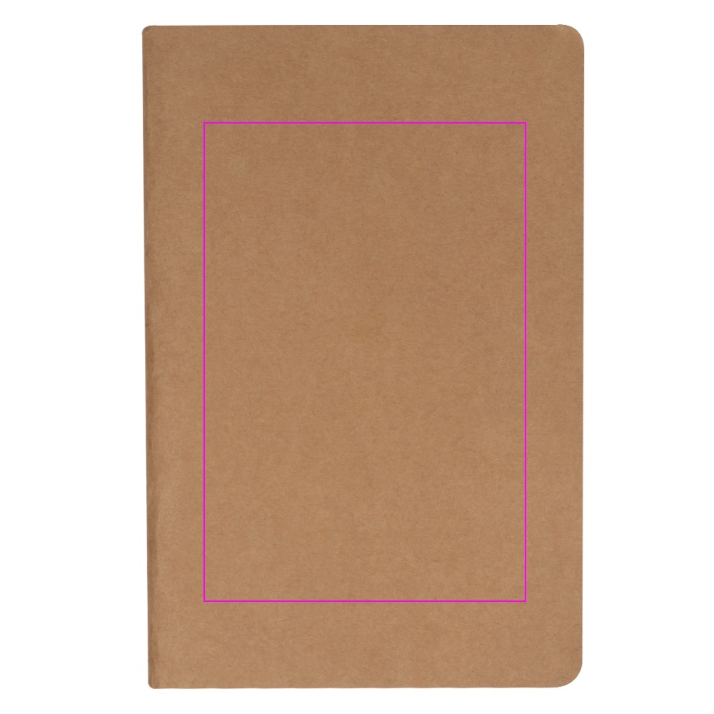 A5 lined notebook made of recycled paper BENEDETTO