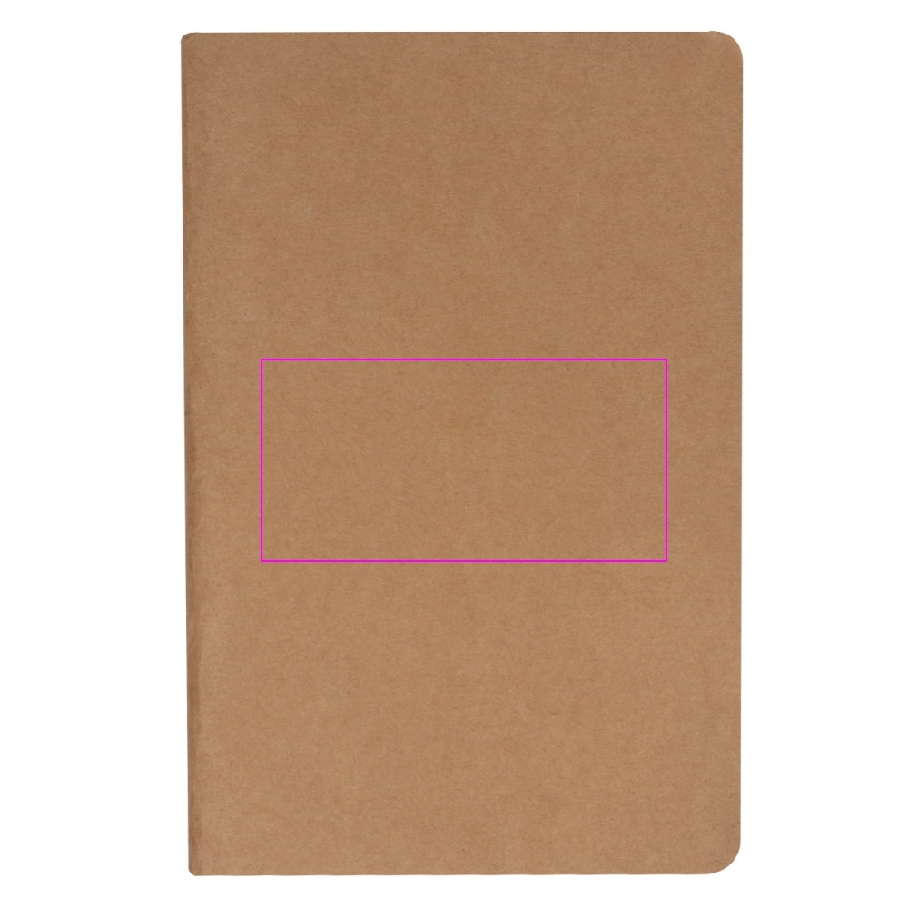 A5 lined notebook made of recycled paper BENEDETTO