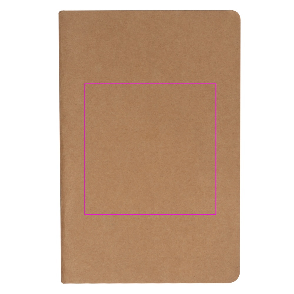 A5 lined notebook made of recycled paper BENEDETTO