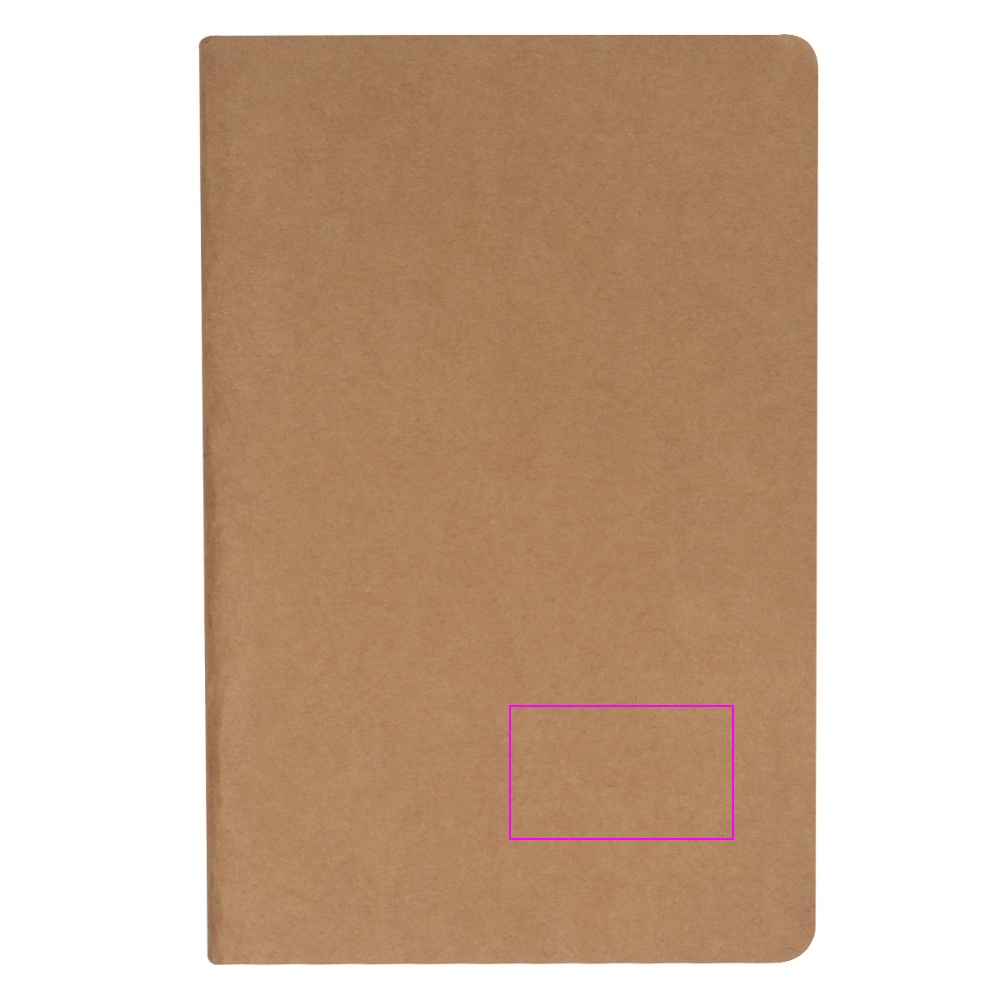 A5 lined notebook made of recycled paper BENEDETTO