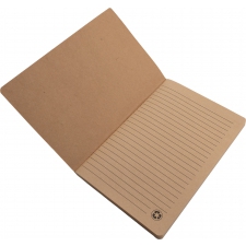 A5 lined notebook made of recycled paper BENEDETTO