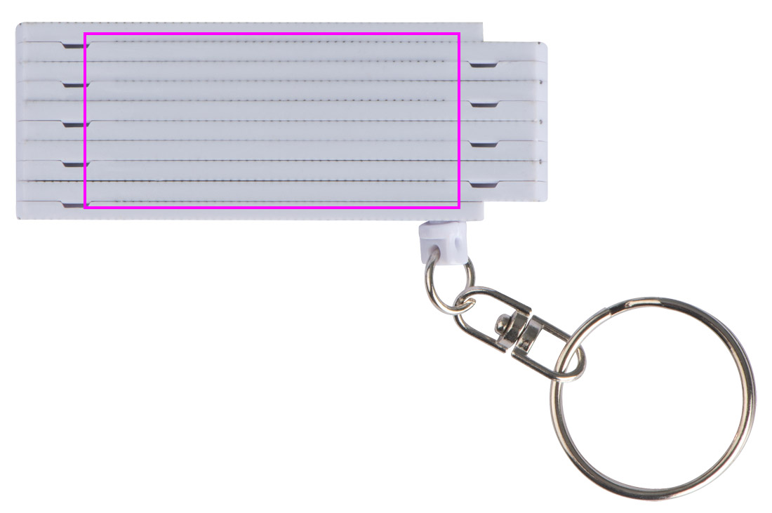 Keyring with 0,5 m tape measure UMBERTO