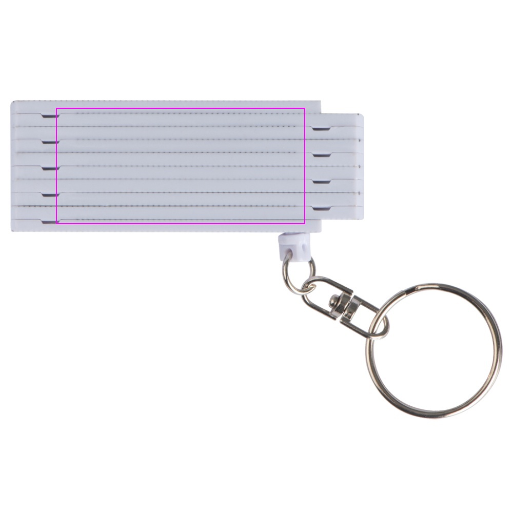 Keyring with 0,5 m tape measure UMBERTO