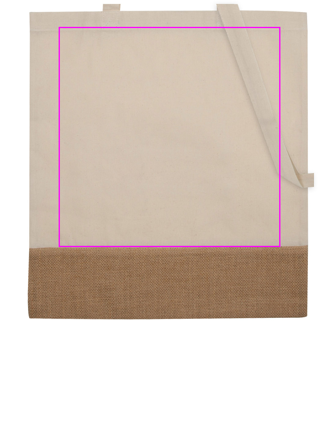 Cotton bag with jute bottom 140 g/m2 DOREEN