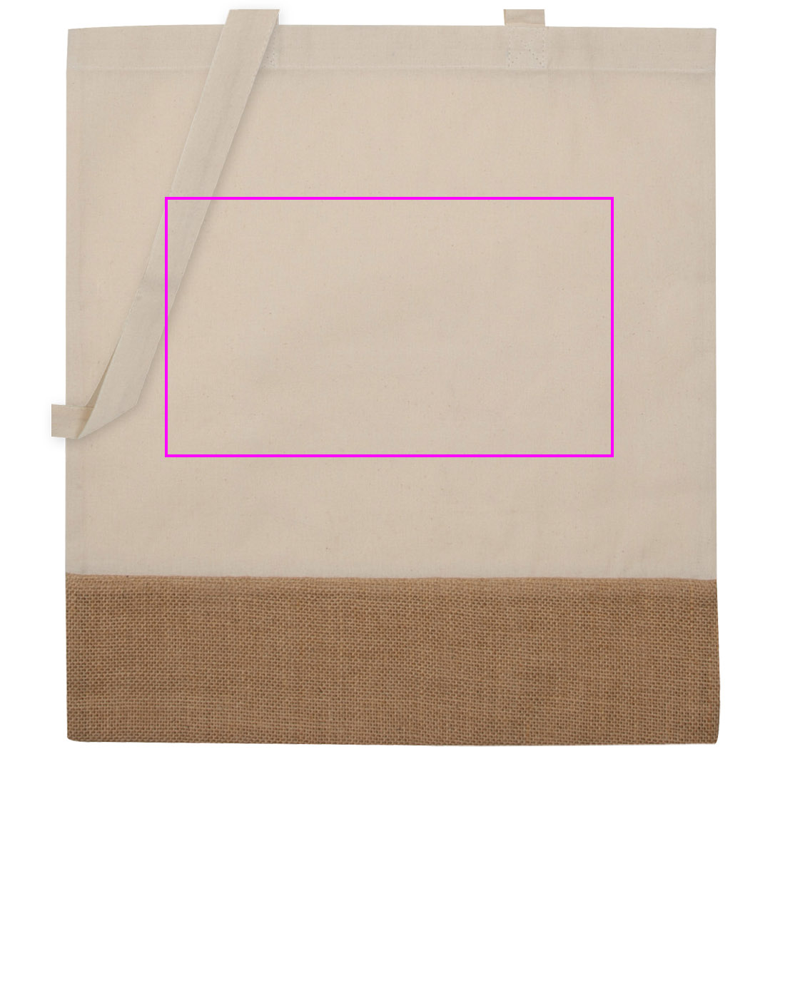 Cotton bag with jute bottom 140 g/m2 DOREEN