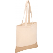 Cotton bag with jute bottom 140 g/m2 DOREEN