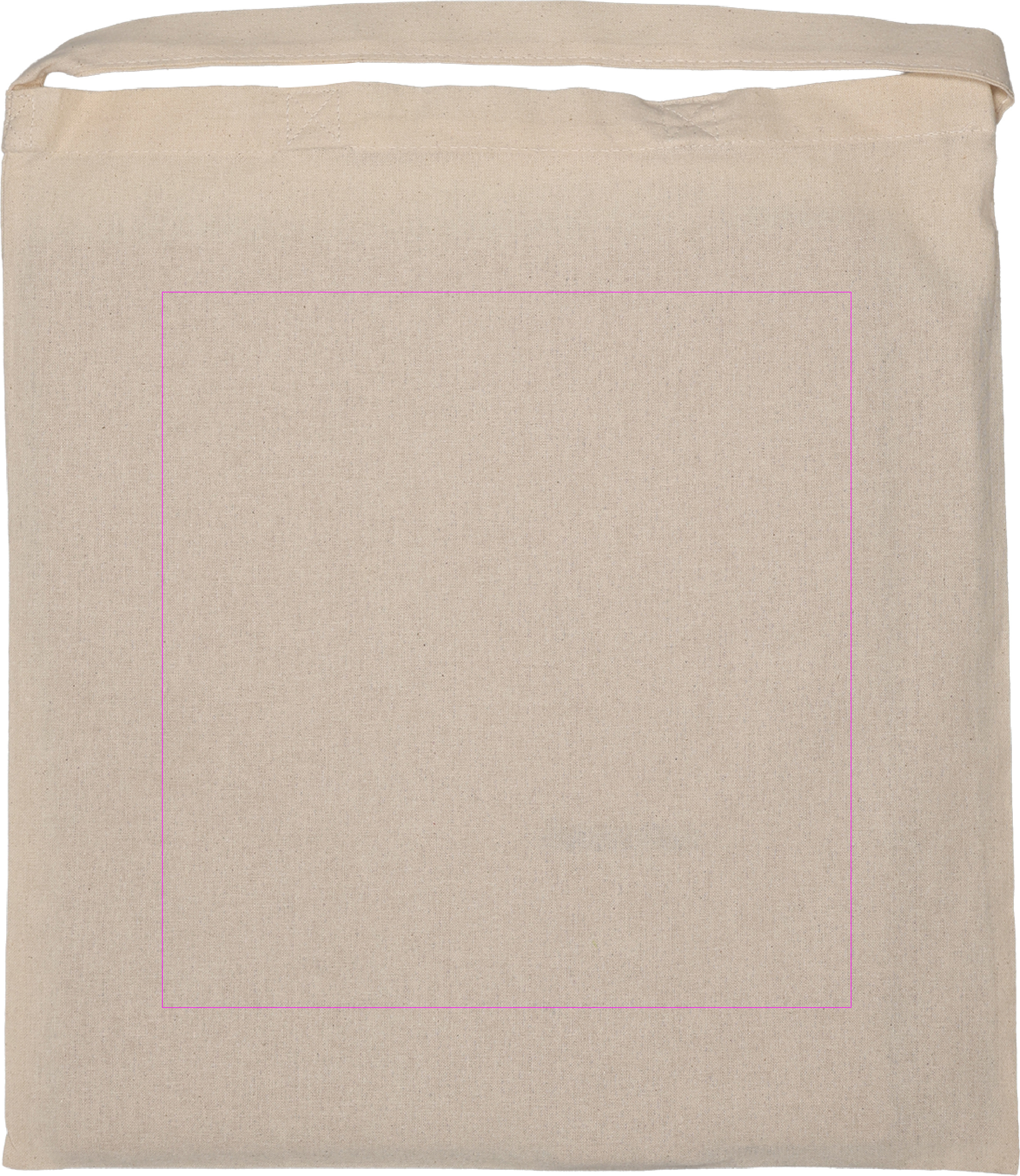 Cotton bag with 3 handles 140 g/m² ABIGAIL
