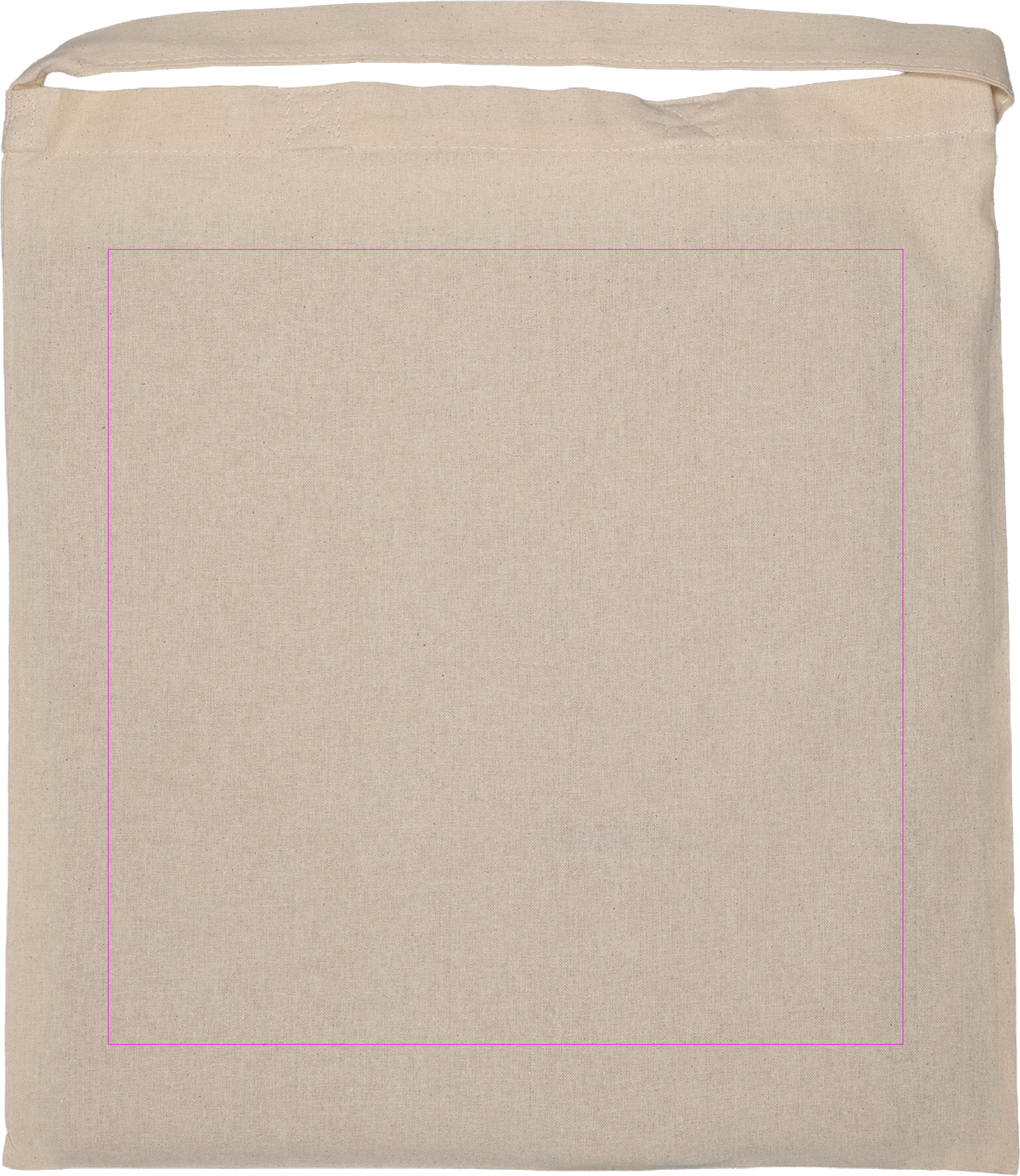 Cotton bag with 3 handles 140 g/m² ABIGAIL