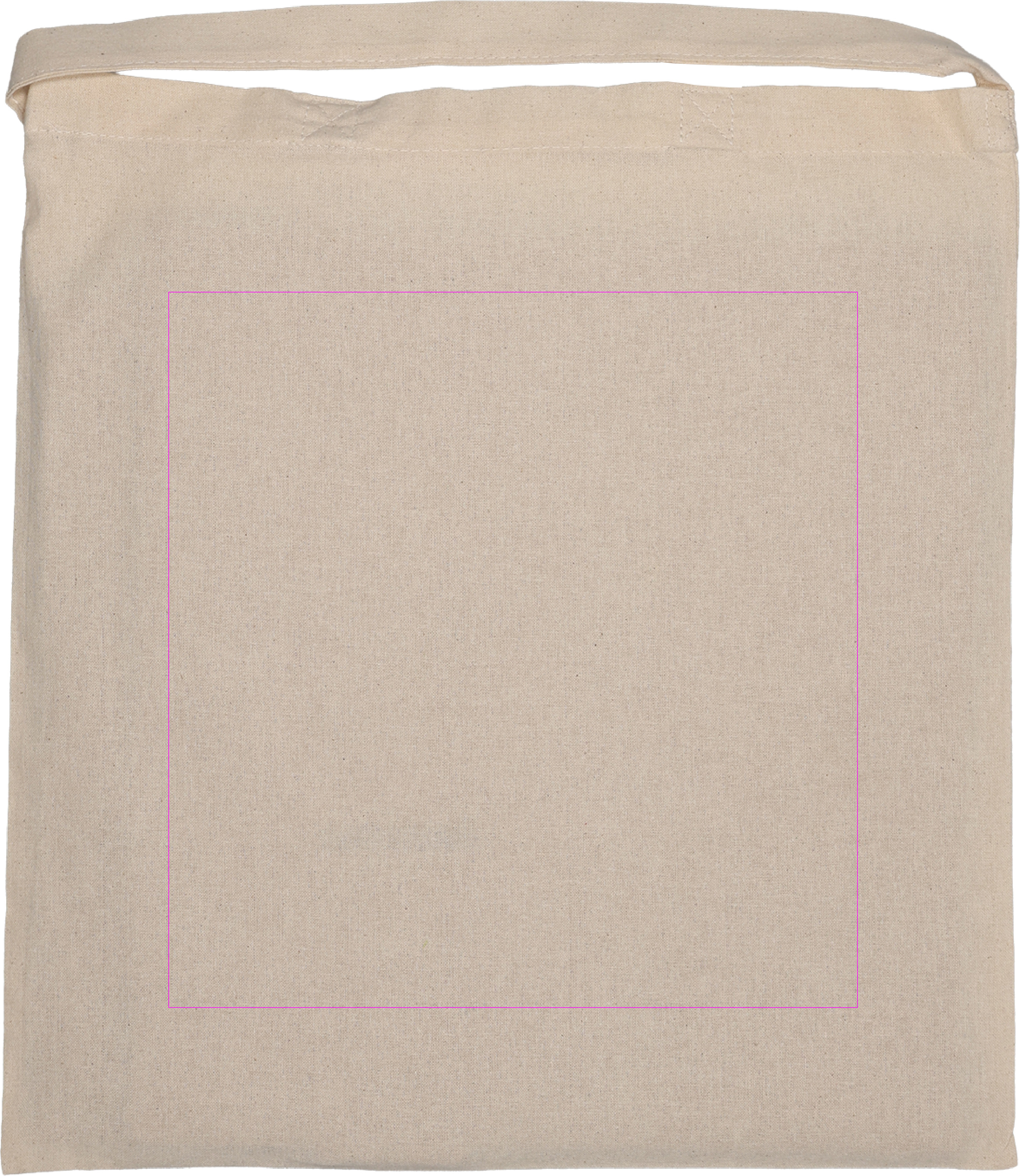Cotton bag with 3 handles 140 g/m² ABIGAIL