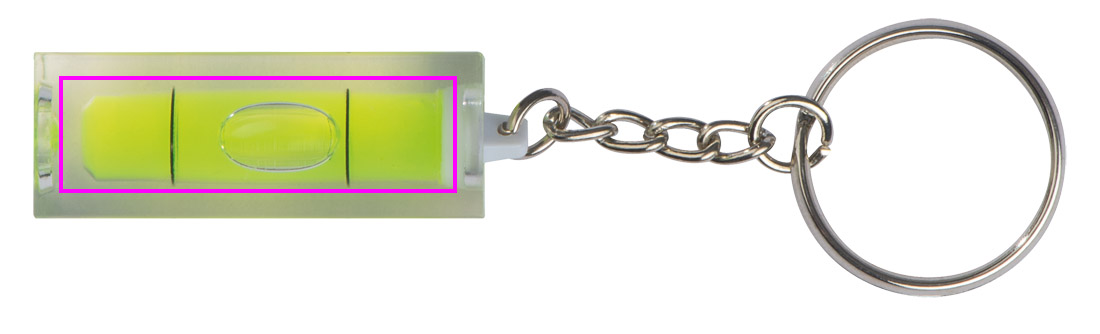 Keyring with spirit level SCOTT