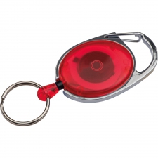 Keyring with carabiner and retractable cord DIANA