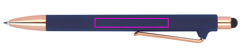 Plastic pen soft touch LENA