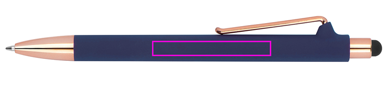 Plastic pen soft touch LENA