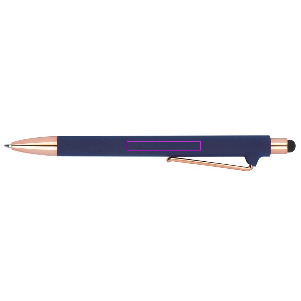 Plastic pen soft touch LENA