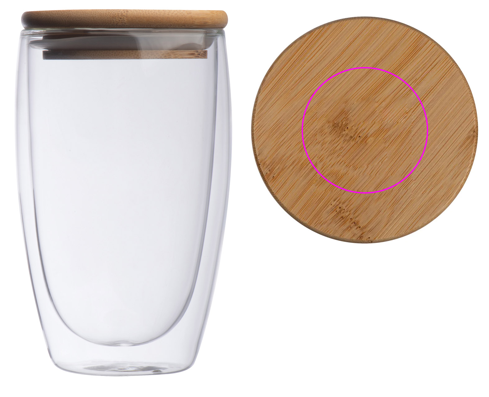 Glass with lid 500 ml ARNOLD