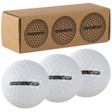 Set of 3 golf balls IDA