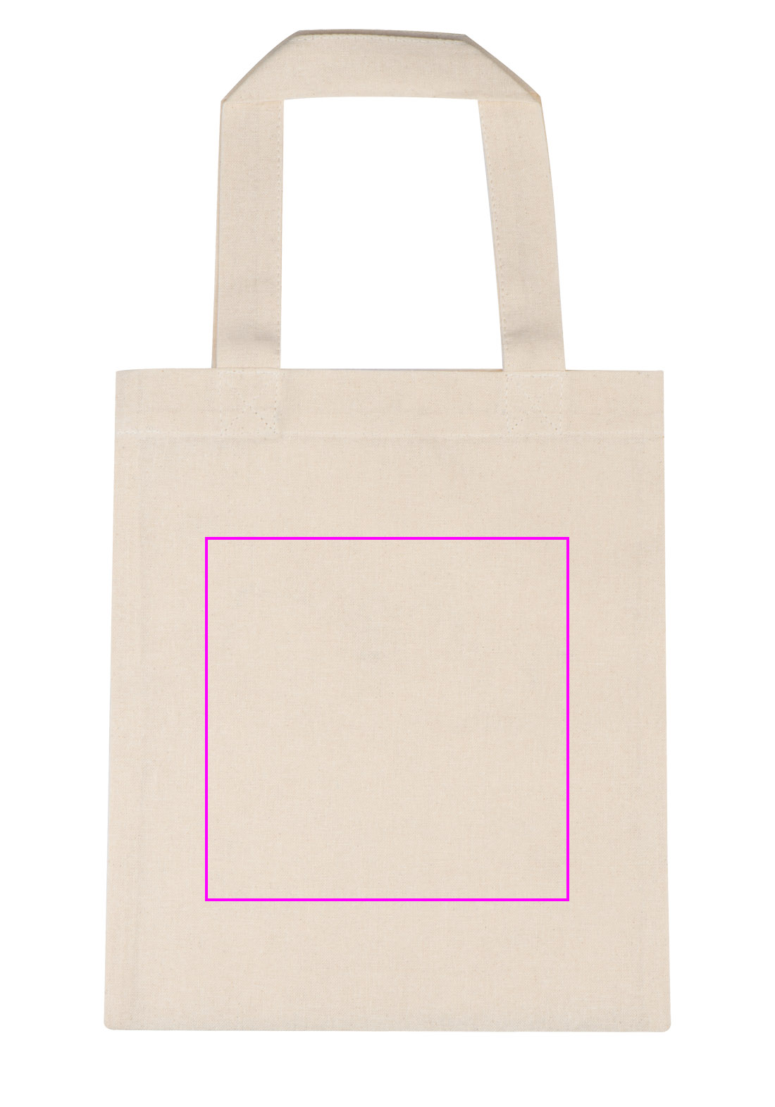Small cotton bag with short handles 140 g/m2 MARLENE