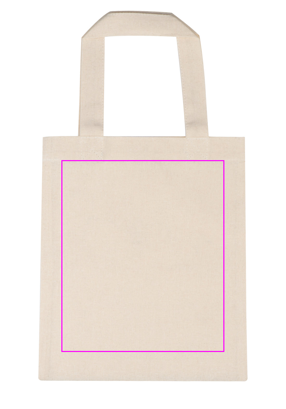Small cotton bag with short handles 140 g/m2 MARLENE